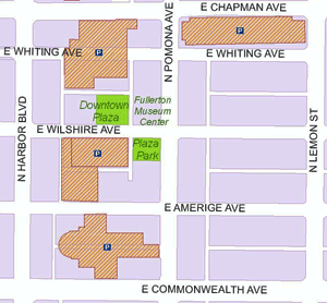 Downtown Plaza Map