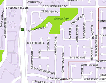 Gilman Park Map