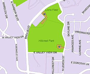 Hillcrest Park Map