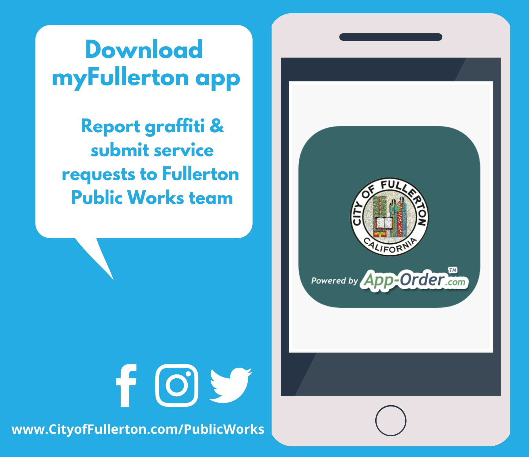 Download myFullerton app