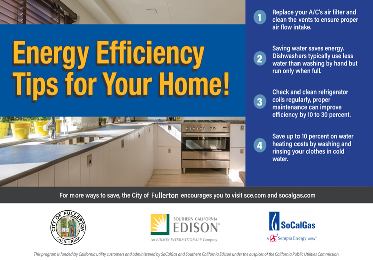 Energy Efficiency Tips