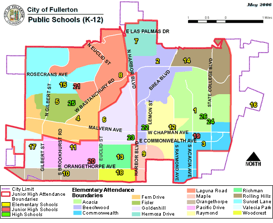 Map of Public Schools