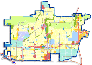 Small zoning map