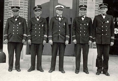 Photo of Fire Officers 1937